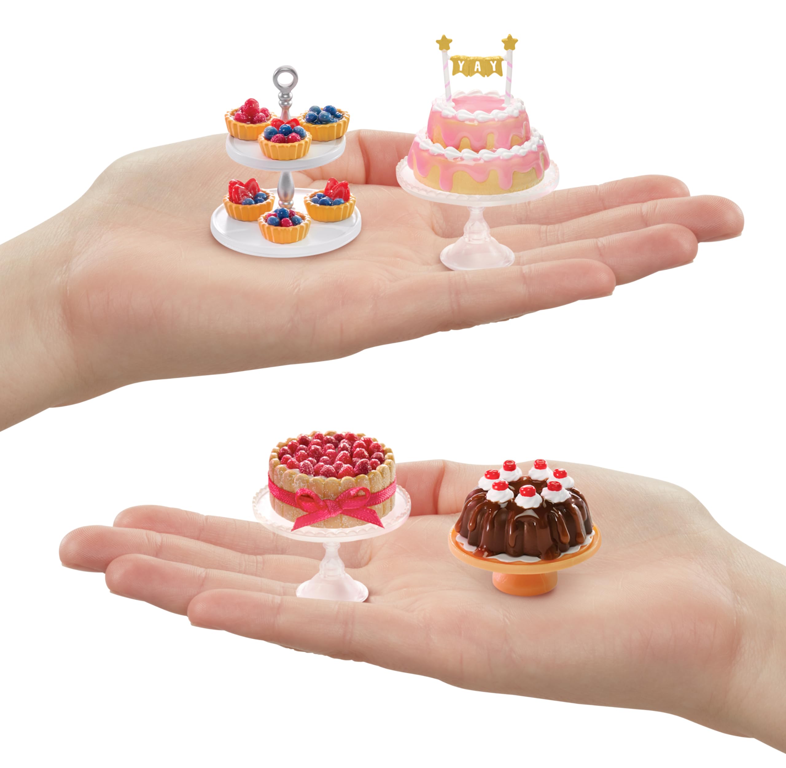 MGA's Miniverse Make It Mini Food Diner Series 2 Pastry Shop Bundle (4 Pack) Mini Collectibles, Blind Packaging, DIY, Resin Play, Replica Food, NOT Edible, Collectors, 8+, 505693
