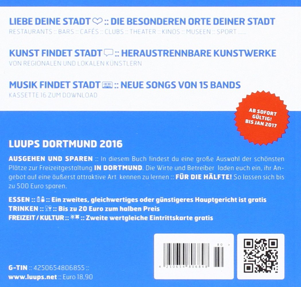 Luups Dortmund 2016 Gutscheine Für Essen Trinken Freizeit - 