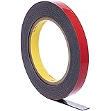 3M Automotive Acrylic Plus Premium Attchment Tape 06387, Black, 1.12 mm, 1/4 in x 20 yd