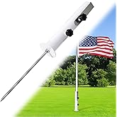 Ground Mount for Portable Flagpole, Beach Flag Pole, Flag Pole Holder for Ground with Flagpole Protector and 12" Extended Tip Fit for Poles Up to 1.7 Inches OD