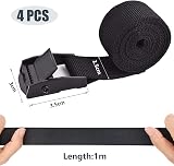 Newthinking 4 Pack Tie Down Straps 2.5 cm x 1 m Heavy Duty Cam Buckle view 2