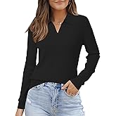 Arach&Cloz Women’s Wool Blend Collared Polo Pullover Spring Sweaters Business Casual Outfits 2026