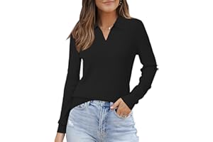 Arach&Cloz Women’s Wool Blend Collared Fall Pullover Sweaters Business Casual Outfits 2025