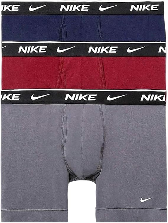 Amazon ナイキ Nike ボクサーパンツ メンズ アンダーウェア 下着 3枚組 グレー ワイン ネイビー Usaモデル Ke1107 Xl 並行輸入品 ボクサー 通販