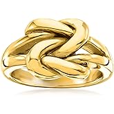 Ross-Simons Italian 14kt Yellow Gold Double Love Knot Ring