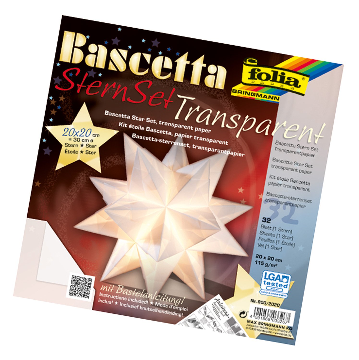 Amazoncom Cart Us 20 X 20 Cm Origami Bascetta Package