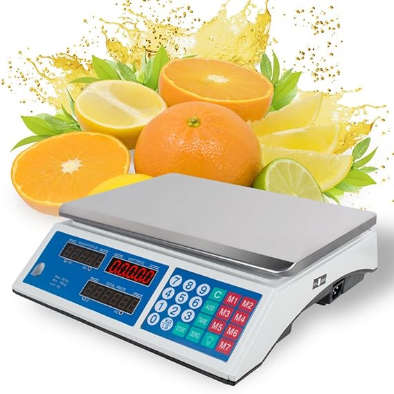 Digital Food Meat Produce Weight Computing Scale,Digital Weight Scale 60LB 30KG