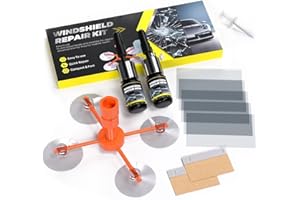 LOMEEN Windshield Repair Kit, Package Windshield Crack Repair Kit with Enhanced Injection Head., Long-Lasting for Windshields, Windows, Mirrors, All Crack Types