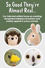 Living Nature Wildlife Buddies 6 x 9 cm Mini Woodland Plush Toys set of 6 view 3