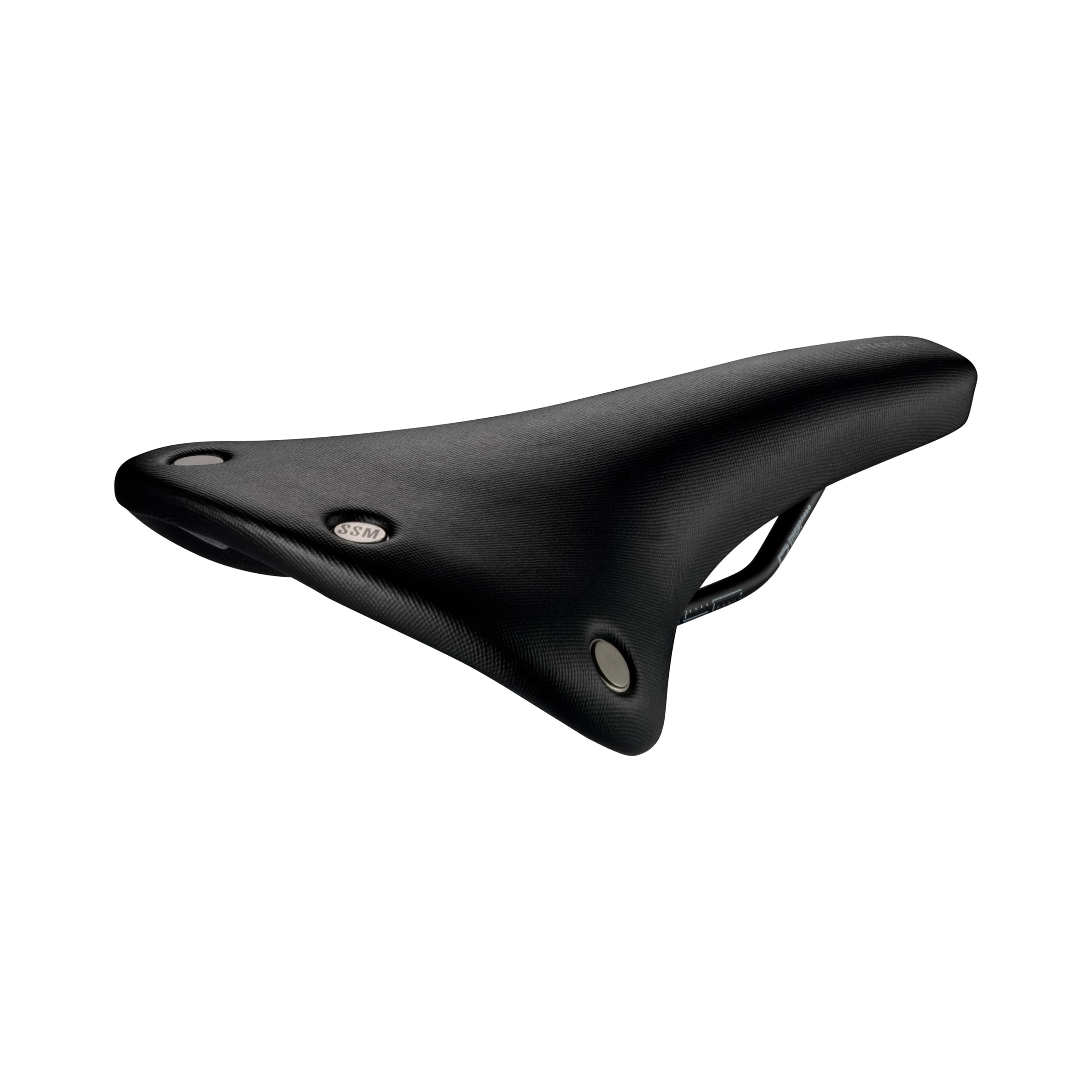 Selle San Marco Regal Short Full-Fit Dynamic - Gravel and Bikepacking Bike Saddle, with Manganese Bow Rail Frame, Perforated Shell and Closed Cover, Studded Design - Size L2, Black