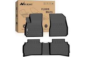 Nilight TPE Floor Mats for Chevy Malibu 2016 2017 2018 2019 2020 2021 2022 2023 2024 2025,All Weather Custom Fit Heavy Duty Floor Liners