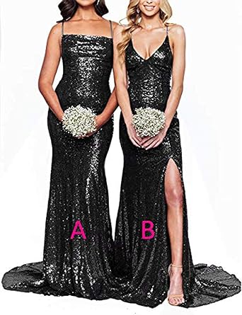 Rose Gold Embroidery Sequin Mermaid Long Prom Gown Lunss