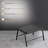 Premier Black Metal Step Stool for Adults - Nonslip Rubber Mat view 6