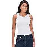 perfectwhitetee Women's Elle Rib Tank