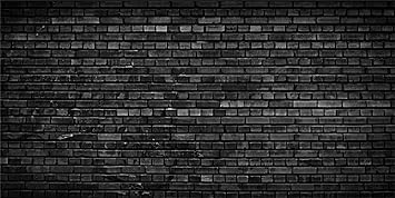 Amazon Com Laeacco 8x4ft Black Brick Wall Backdrop Vinyl Dim Color Tone Rough Texture Brick Wall Photography Background Eatery Decoration Wallpaper Adult Artistic Portrait Shoot Studio Props Camera Photo