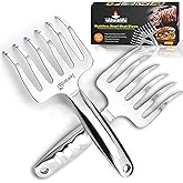 Jawanfu Meat Shredder Claws, Stainless Steel Bear Claws for Shredding Meat, BBQ Forks For Handling, Lifting Pork, Chicken, Me