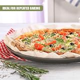 GEEZY Large Non-Stick Pizza Baking Tray 32cm Set of 2 Carbon Steel Perforated view 5