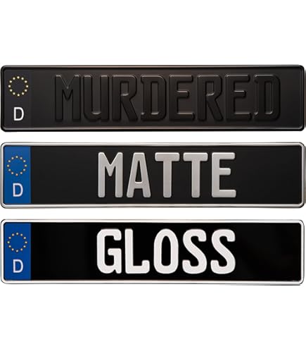 Amazon.com: Z Plates Custom German License Plate (Custom Plate