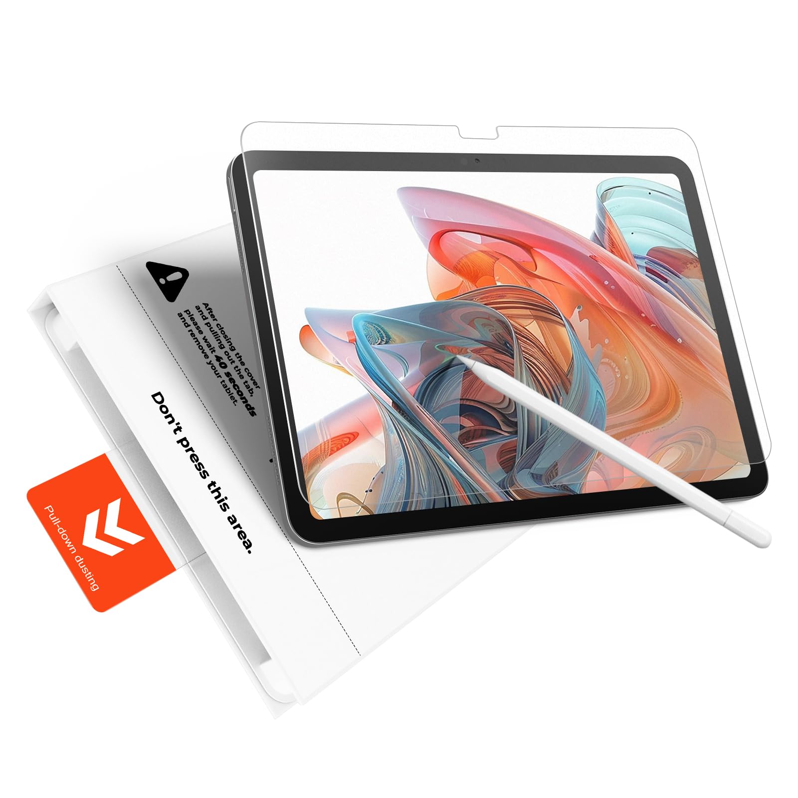 Photo 1 of ***MISSING PIECE*** KCT 2 Pack Paperfeel Glass Screen Protector Compatible with iPad A16 11th Generation 11 inch/iPad 10th Generation 10.9 inch, Matte Surface, Tempered Glass, Easy Application Tray