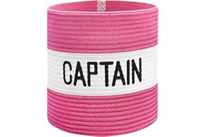 Mezeic Classic Captain's Armband for Soccer Training, Adults & Youths Elastic Arm Band Captain Armbands Team Sports Accessories