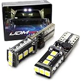 iJDMTOY T15 920/912/921/906 LED Bulbs For Truck Third Brake Clearance Light | High Power Xenon White 9-SMD Replacement, Fit Chevy/GMC/Dodge/Ford/Nissan/Toyota High Mount 3rd Brake/Cargo Lamp Illumination