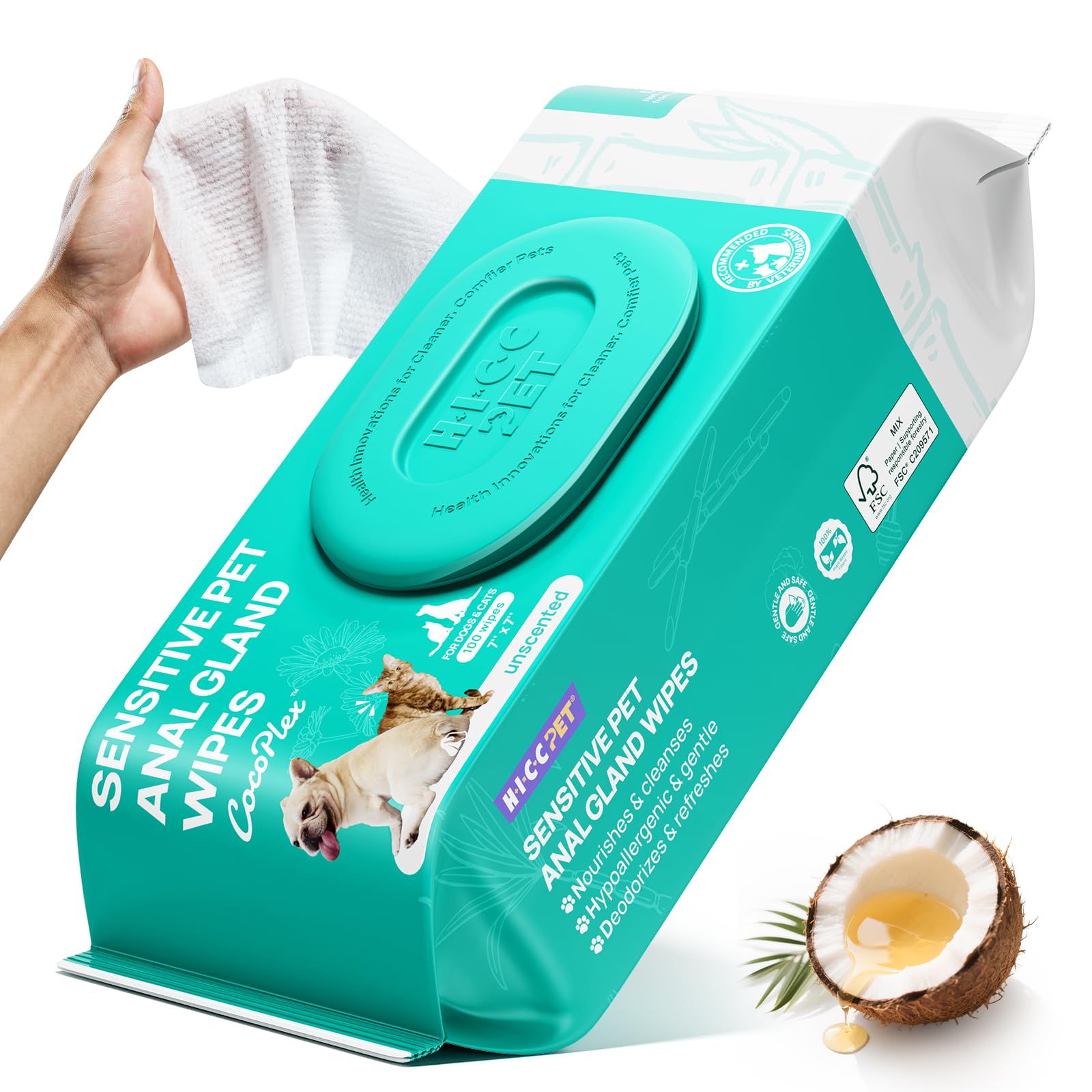 Photo 1 of HICC PET Wipes for Dogs & Cat