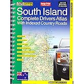 South Island Complete Drivers Atlas With Indexed Country Roads