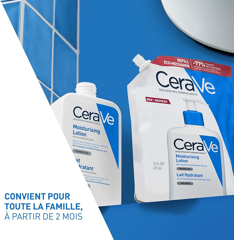 Lait Hydratant Corps Visage 24h Acide Hyaluronique Peaux Sèches 473ml