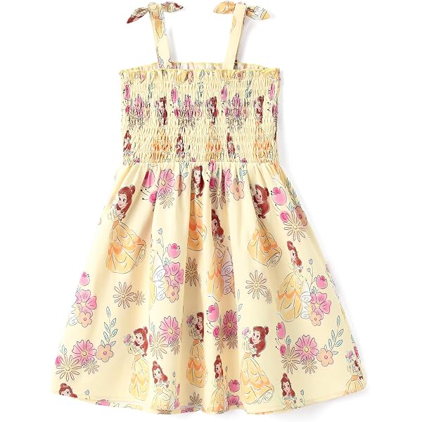 Amazon.com: Disney Princess Belle Floral Toddler Girls Chambray Skater Dress  2T : Clothing, Shoes & Jewelry
