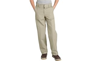 Dickies Boys' Flex Waist Flat Front Pant
