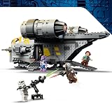 LEGO Star Wars 75447 Razor Crest Starship Toy with 4 Minifigures Grogu Kit view 5