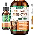 Natural Antibiotics for Cats – Cat Antibiotics for Allergy Relief, Urinary Tract Support, Itch Relief, and Immune Support – Promotes Urinary Tract Health – Cat and Dog Supplemental Vitamins – 2 fl oz