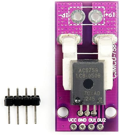 Hailege ACS758LCB-050B-PFF-T 50A Linear Current Sensor Module 3-5.5V 120kHz