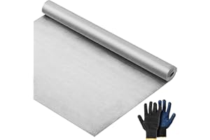 Moxweyeni 1/32'' x 16'' x 48'' Lead Sheet Roll, Lead Sheet with 1 Pair of Gloves for DIY Crafting and Industrial Use