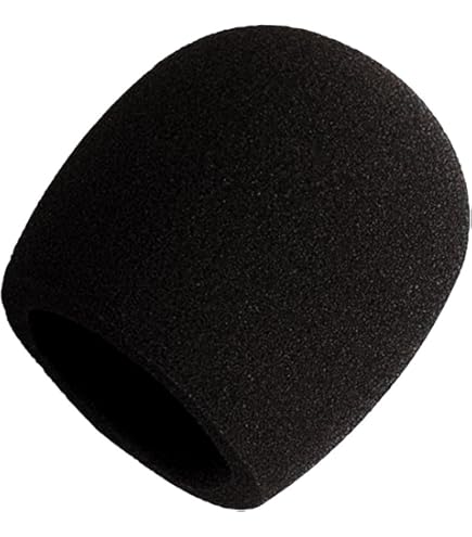 Amazon.com: Shure A85WS Black Foam Windscreen for SM85, SM86
