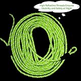 Vivifying Reflective Floating Long Dog Lead 10M 32ft Green with Soft Handle view 6