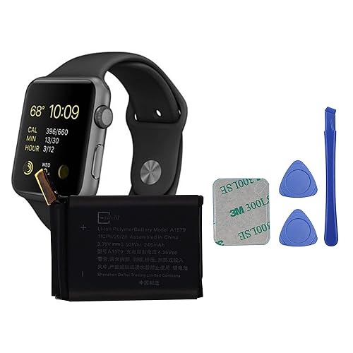 Vvsialeek A1579 Replacement Battery Compatible with iWatch Smart