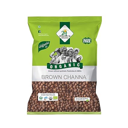 24 Mantra Organic Brown Chana, 500g