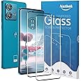 Natbok 2 Pack 3D Compatible with Moto Edge 40 Neo/Edge 40 Screen Protector,3D Full Coverage 9H Tempered Glass Film,HD Clear Scratch Resistant,Bubble-Free for Moto Edge 40 Neo/Edge 40 Screen Protector