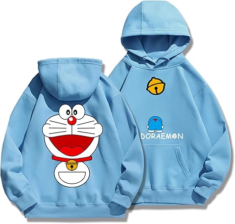 Amazon Co Jp ドラえもんパーカーズスウェット ユース3dプリントアニメプルオーバーセーター 男性の女性アニメ衣料品ストリートファッションカジュアル長袖トップス 7 S ホーム キッチン