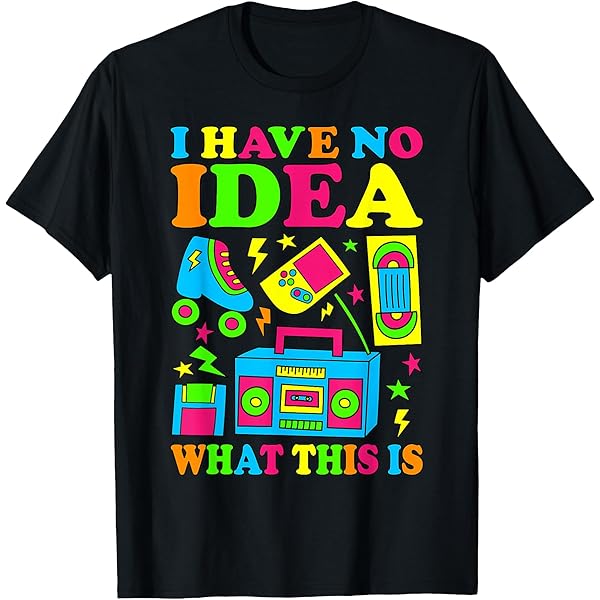 Amazon.com: Geometric Pattern 90s T-Shirt | 80s retro t shirt