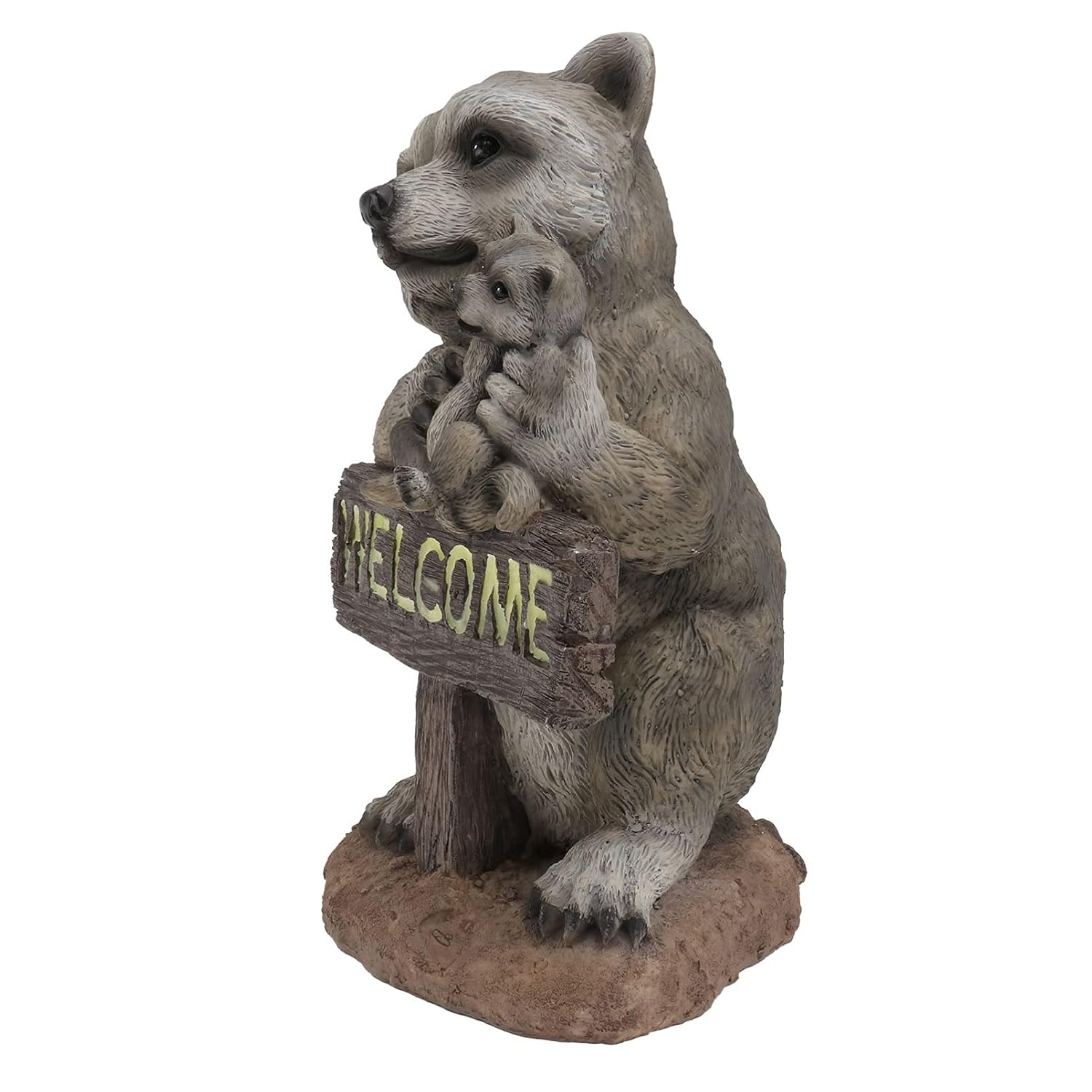 Buy UPKOCH Garden Statue Resin Raccoon Garden Statue Figurines Outdoor Lawn Yard Animal