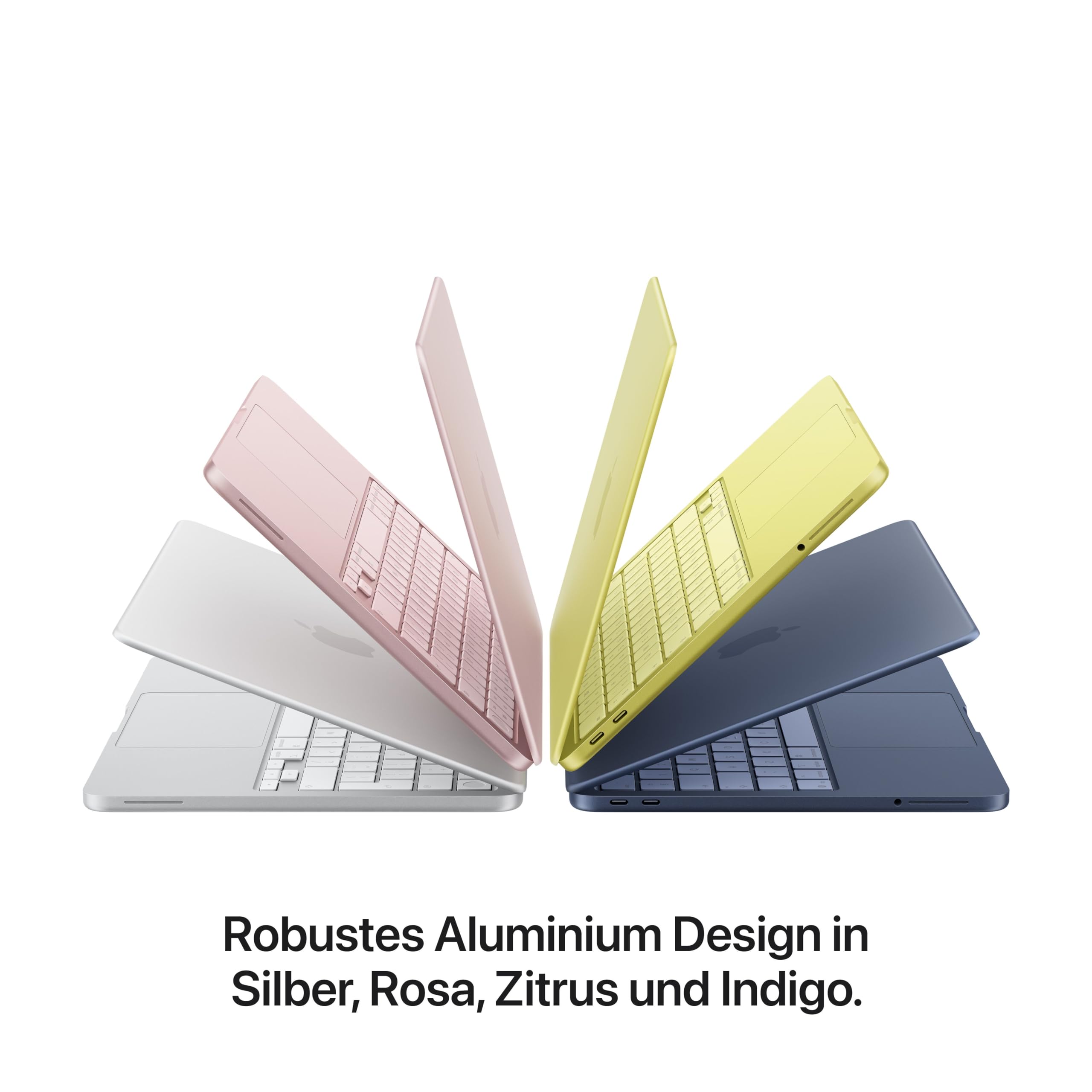 Apple 13" MacBook Neo Laptop mit A18 Pro Chip: Entwickelt für KI und Apple Intelligence, Liquid Retina Display, 8 GB gemeinsamem Arbeitsspeicher, 256 GB SSD Speicher, 1080p FaceTime HD Kamera; Rosa 2