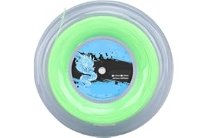 Tennis String Reel - 200m/656.17ft Tennis Strings Premium Polyester, Reel Tennis String for All Training Levels & Styles, Flu