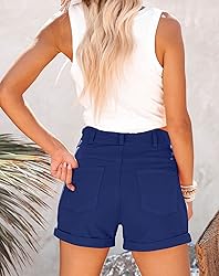 Hilltichu Womens Relaxed Fit Casual High Waist
