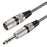 KINXIYU XLR Male to 1/4 Inch TRS Cable 20