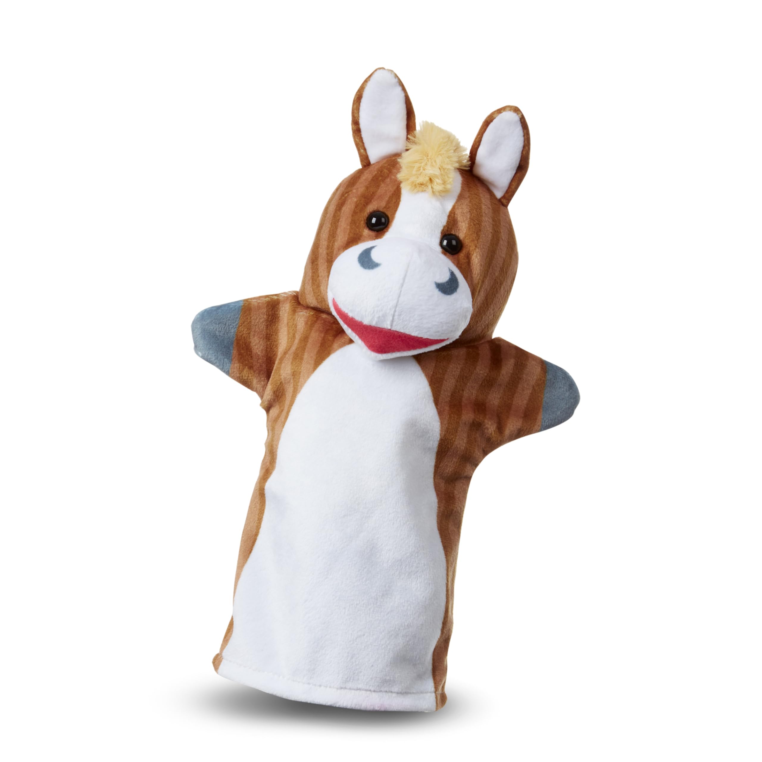 Melissa & Doug Barn Buddies Hand Puppets, Set of 6 (Cow, Sheep, Horse, Duck, Chicken, Pig)