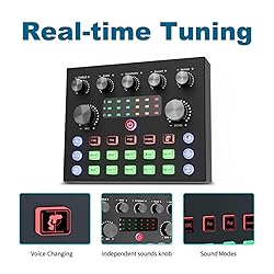 Podcast Equipment Bundle, Audio Mixer with Voice