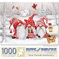 Bits And Pieces Puzzle „Weihnachtsgrüße“ – 1000 Teile, 50,8 X 68,6 Cm, Von Künstlerin Barbara Behr, Für Erwachsene