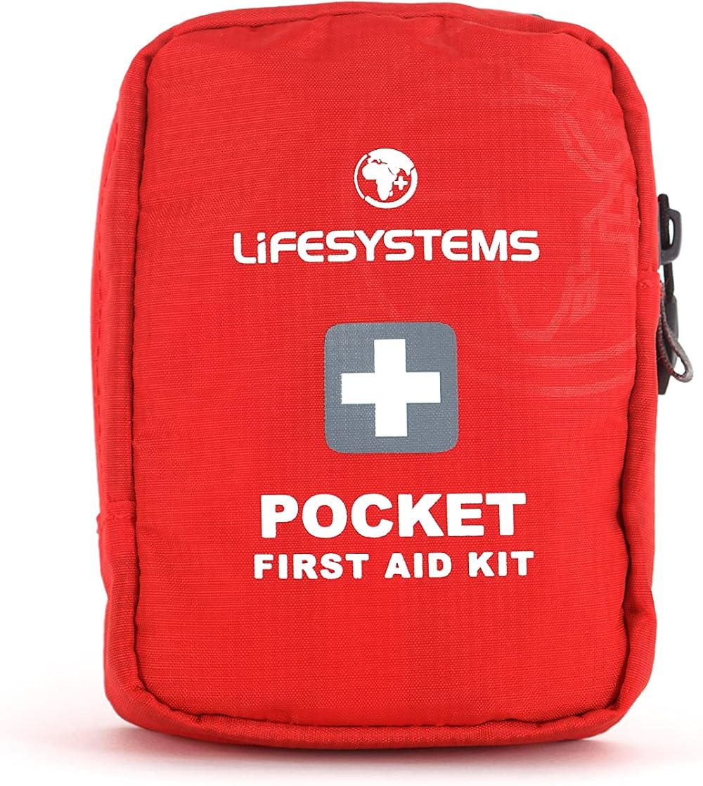 Lifesystems Pocket First Aid Kit Compact 180g Hiking Outdoor CE Certified